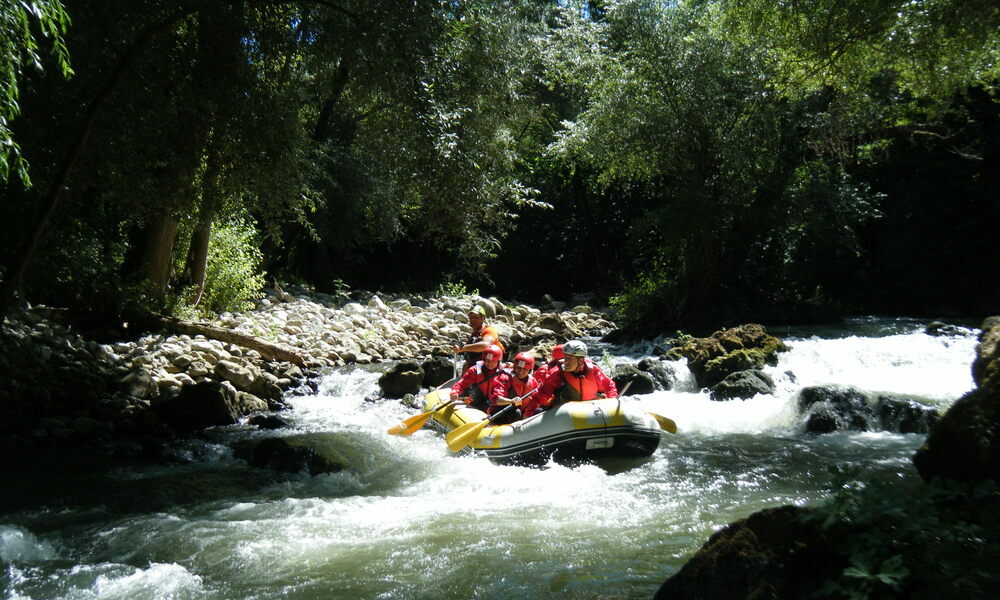 Rafting Campobase - Tanagro Fluss  PERTOSA